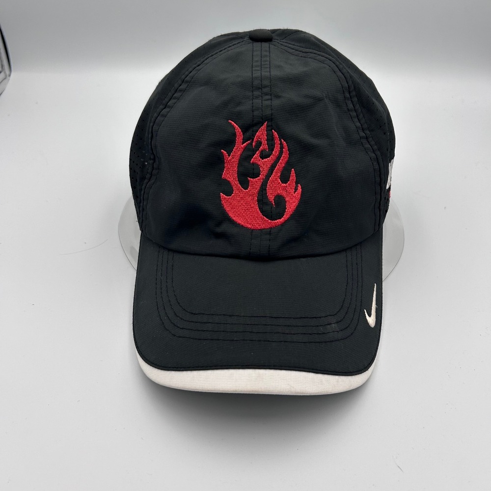 Nike Ignite Summit 2012 Cox Business Hat Black Mesh Performance Adjustable Cap